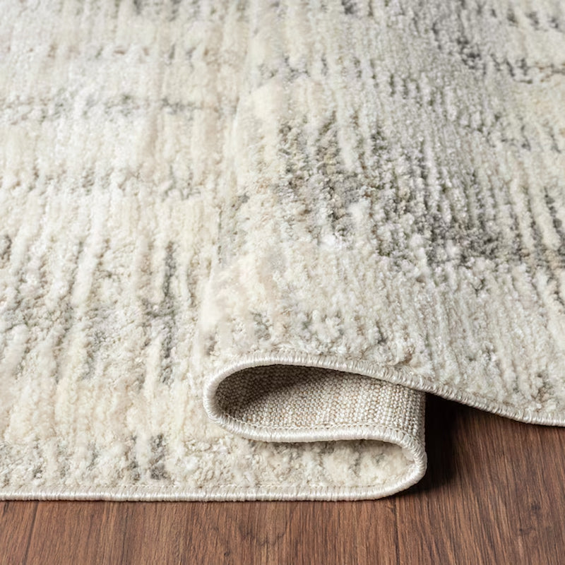 Ambrose 8 X 10 (Ft) Loomed Polyester/Polypropylene Beige Gray Rectangular Indoor Spot Clean Only Pet Friendly Area Rug