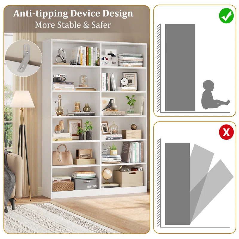 Double Wide Standard Bookcase