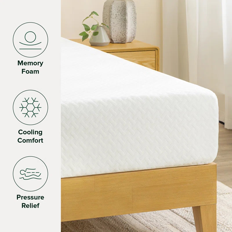 10" Medium Cooling Gel Memory Foam Mattress