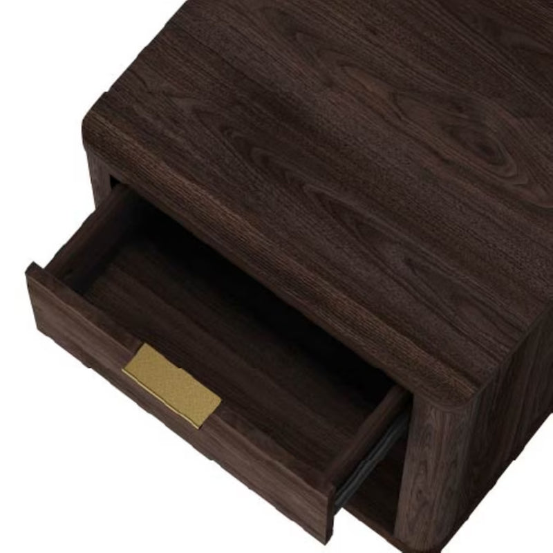 Brown 2 -Drawer 20-In W X 24-In H Modern Nightstand