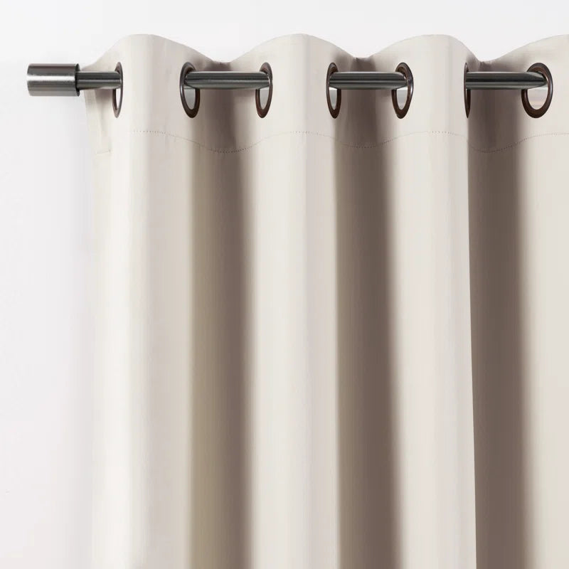 Adina Sevan Solid Thermal Grommet Curtain Panels