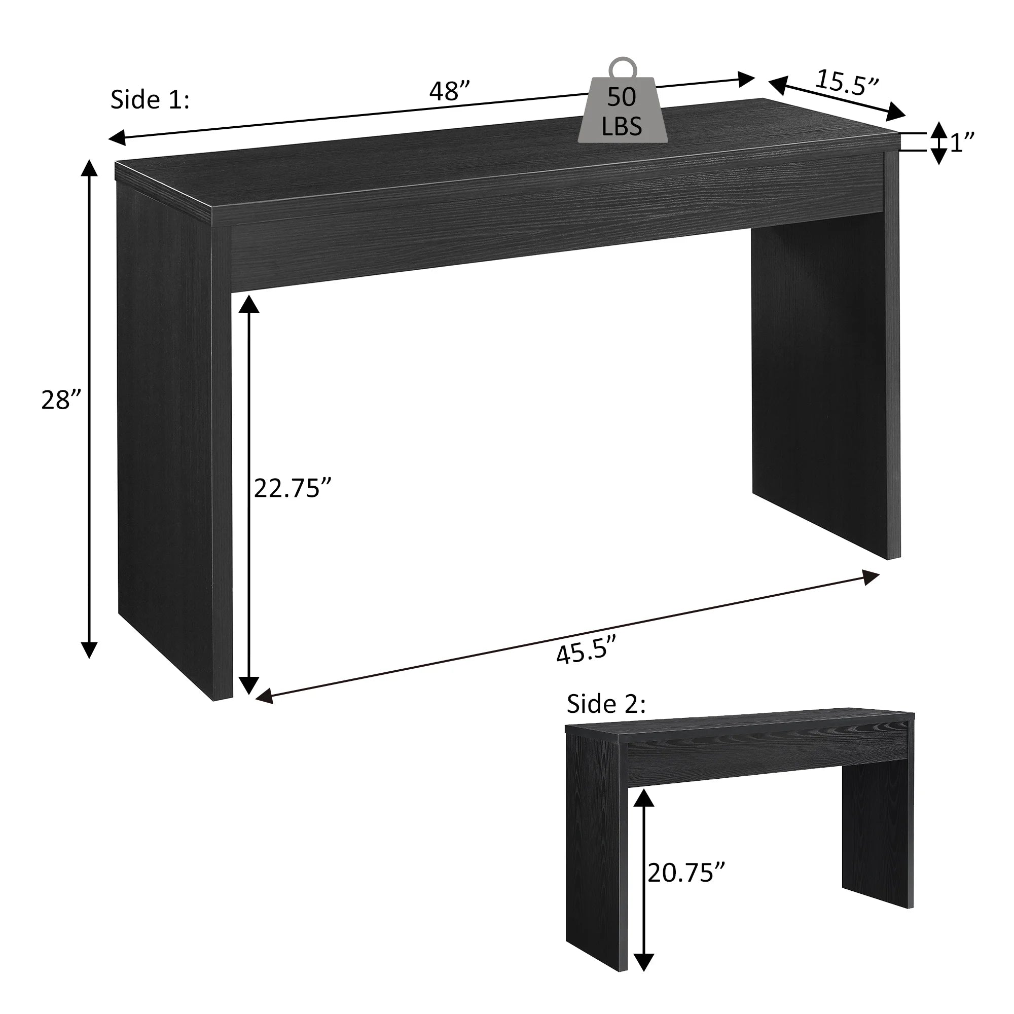 Hall Console Table/Desk