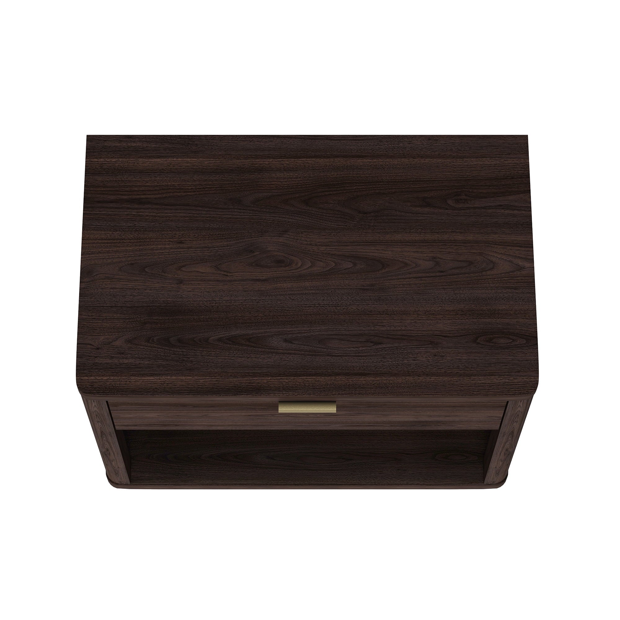 Evelyn Modern 32 Brown Nightstand 2.0 with 2 Full Extension Drawers - Set of 2