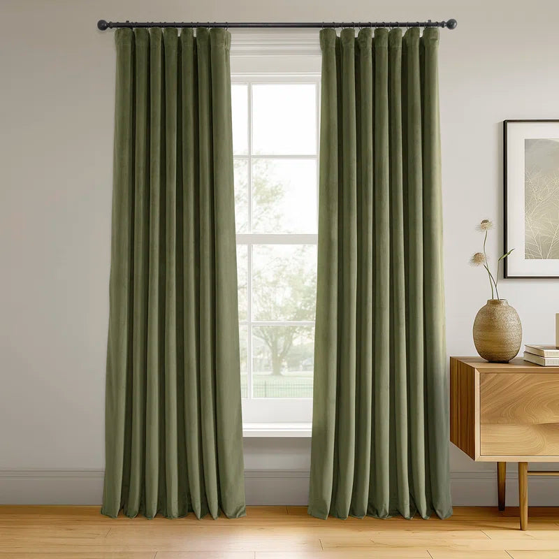 Olivia Velvet Blackout Curtain (1 Panel)