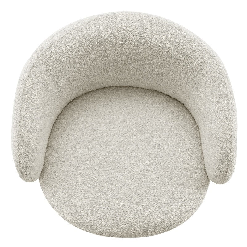 Upholstered Swivel Accent Chair Fabric
