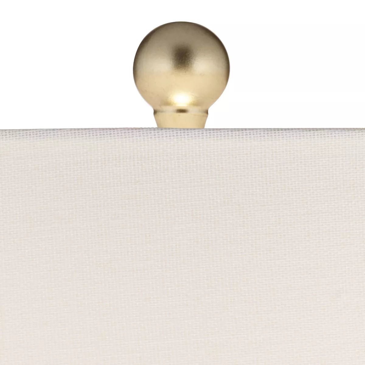 Nesbit White Ceramic & Gold Table Lamps (Set of 2) with USB Port