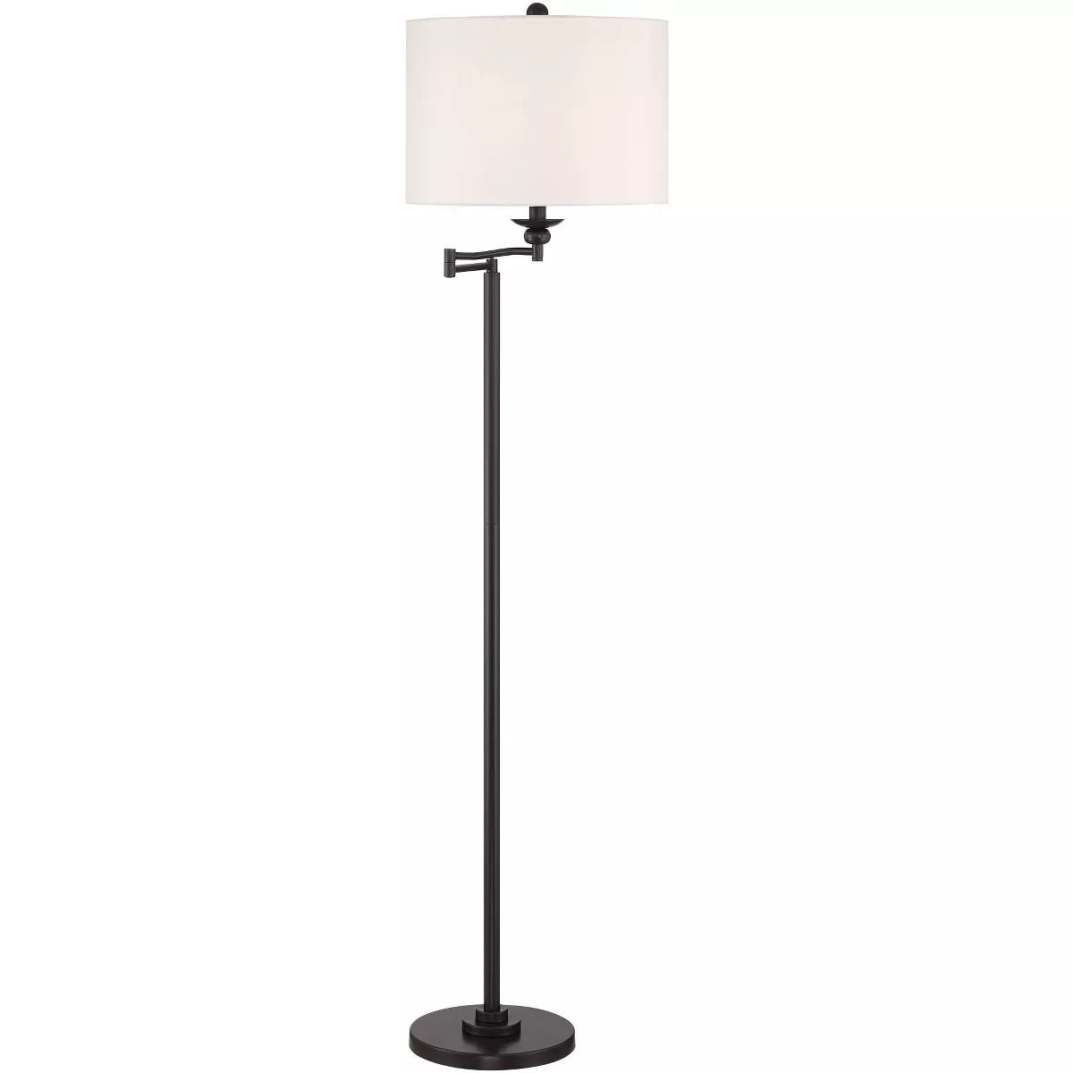 360 Lighting Romero Farmhouse Rustic Traditional 61 1/2" Tall Standing Floor Lamp Pole