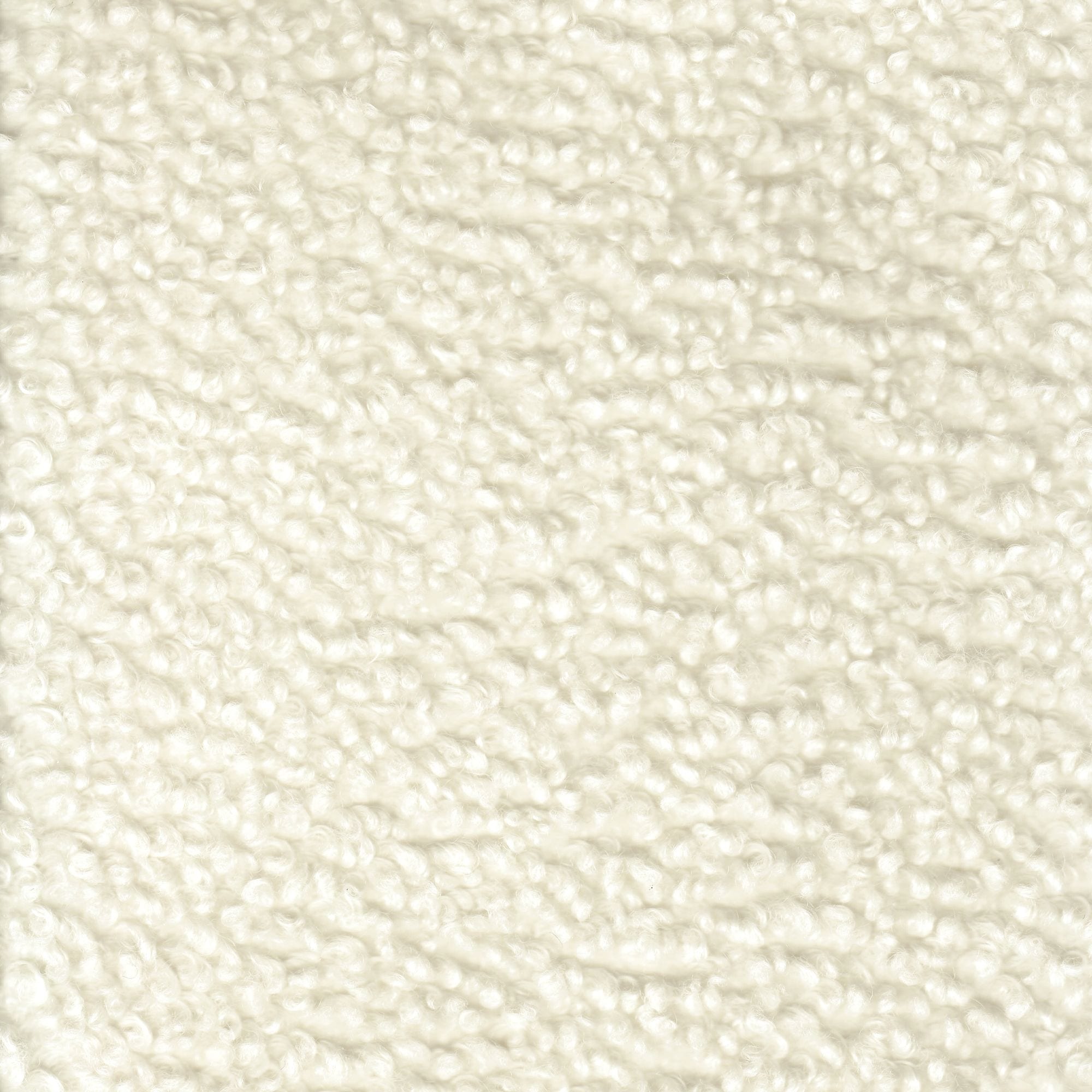 Round Barrel Shape Swivel Chair-White Sherpa