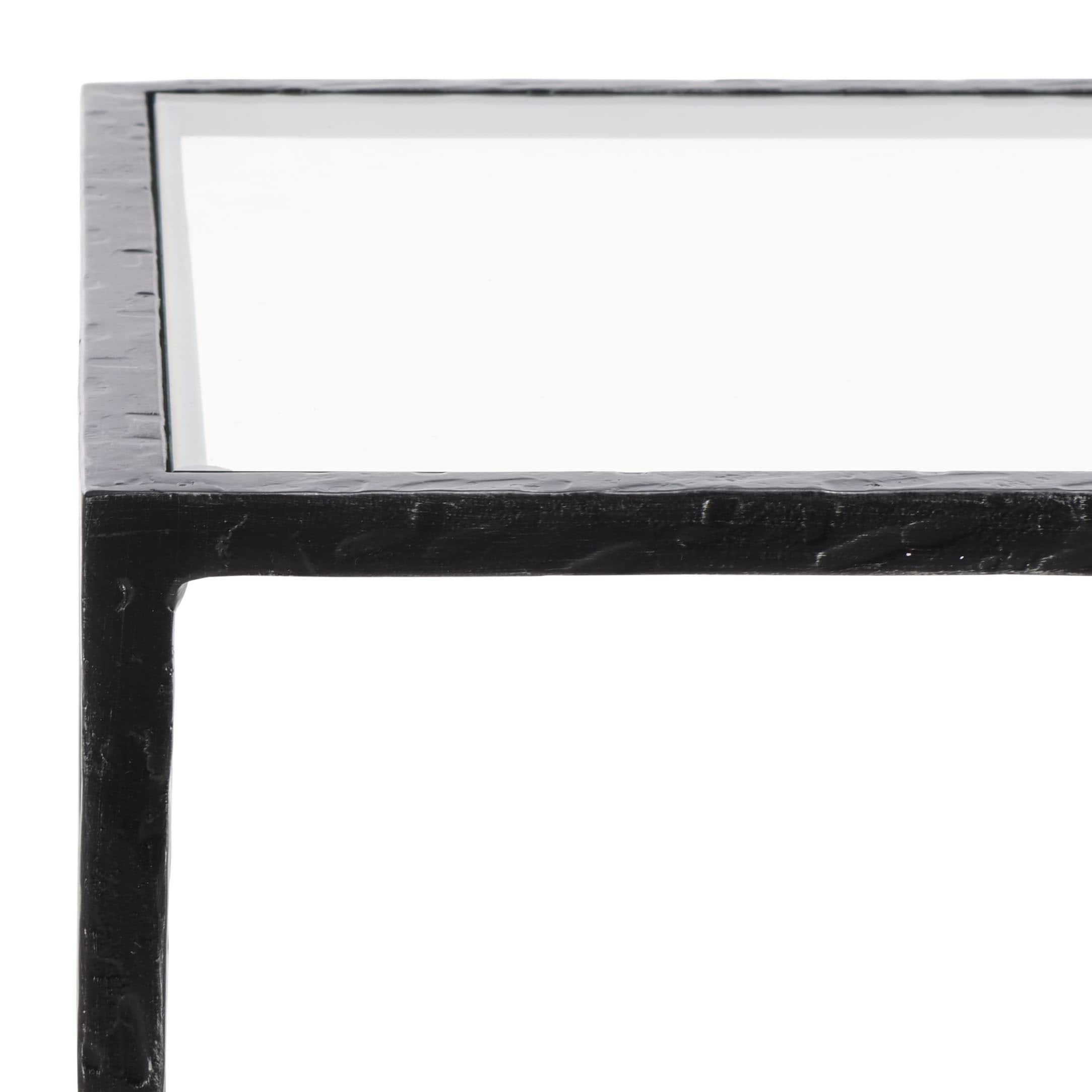 Couture Tauri Forged Metal Square Accent Table - 19"W X 19"D X 20"H