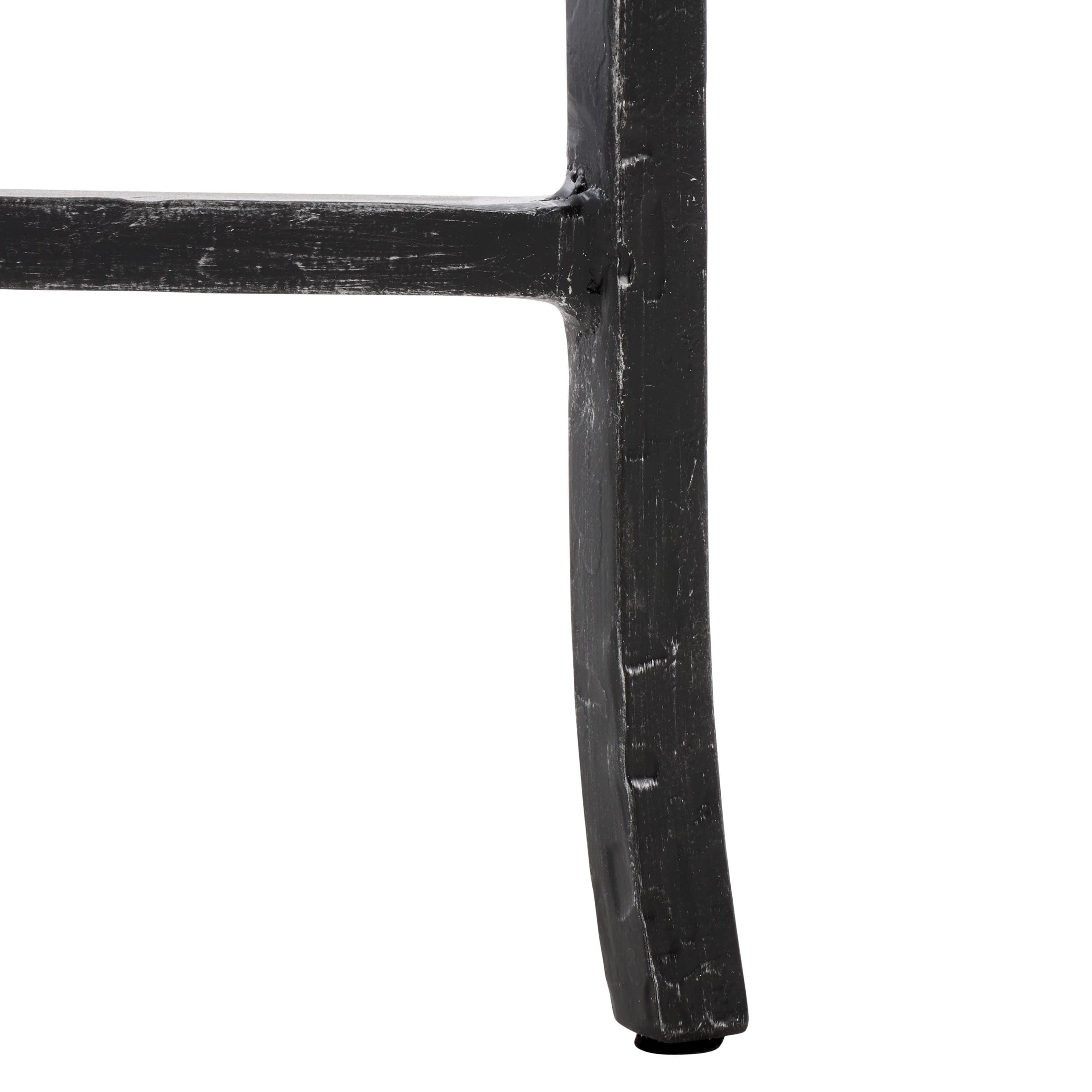 Couture Tauri Forged Metal Square Accent Table - 19"W X 19"D X 20"H