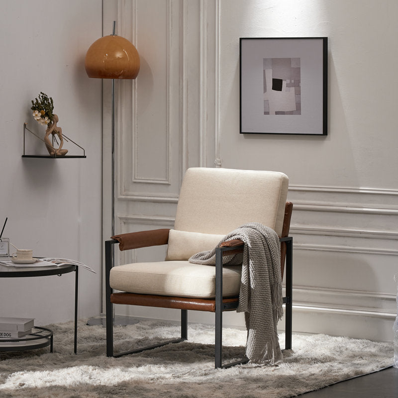 Hommeco Modern Upholstered Armchair