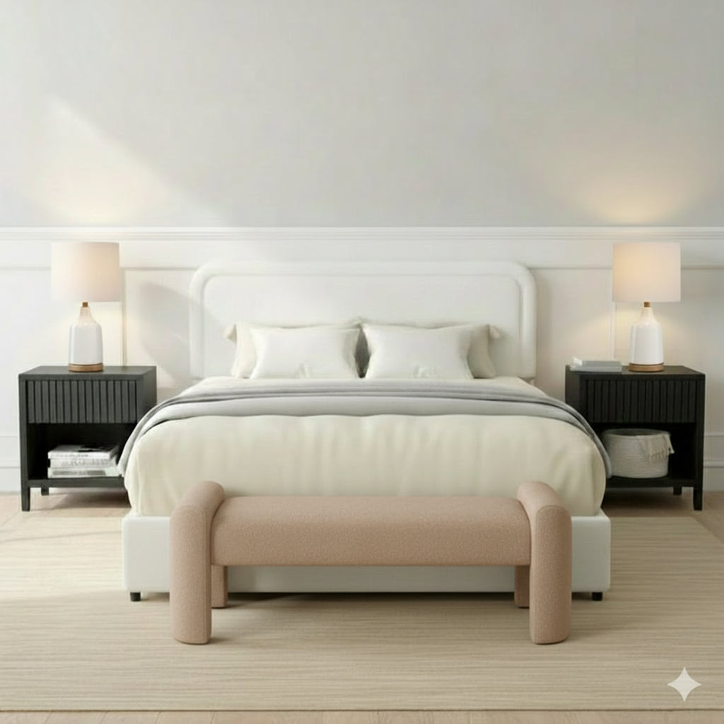 Hommeco Nyleen 1-Drawer Nightstand