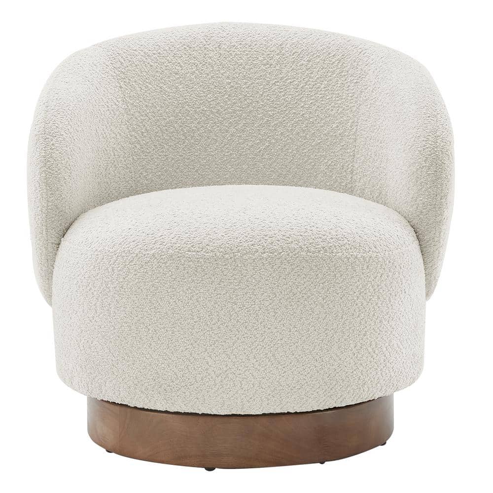 Accent Chair Modern Upholstered round Barrel Armchair