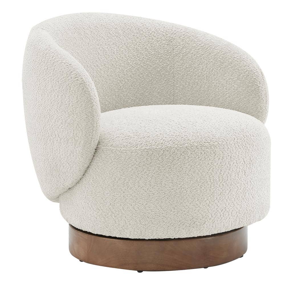 Accent Chair Modern Upholstered round Barrel Armchair