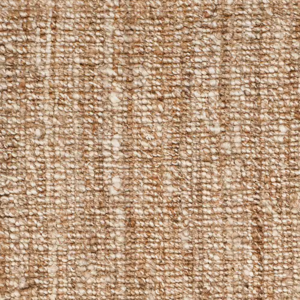 Natural Fiber Beige/Ivory 6 Ft. X 9 Ft. Solid Area Rug