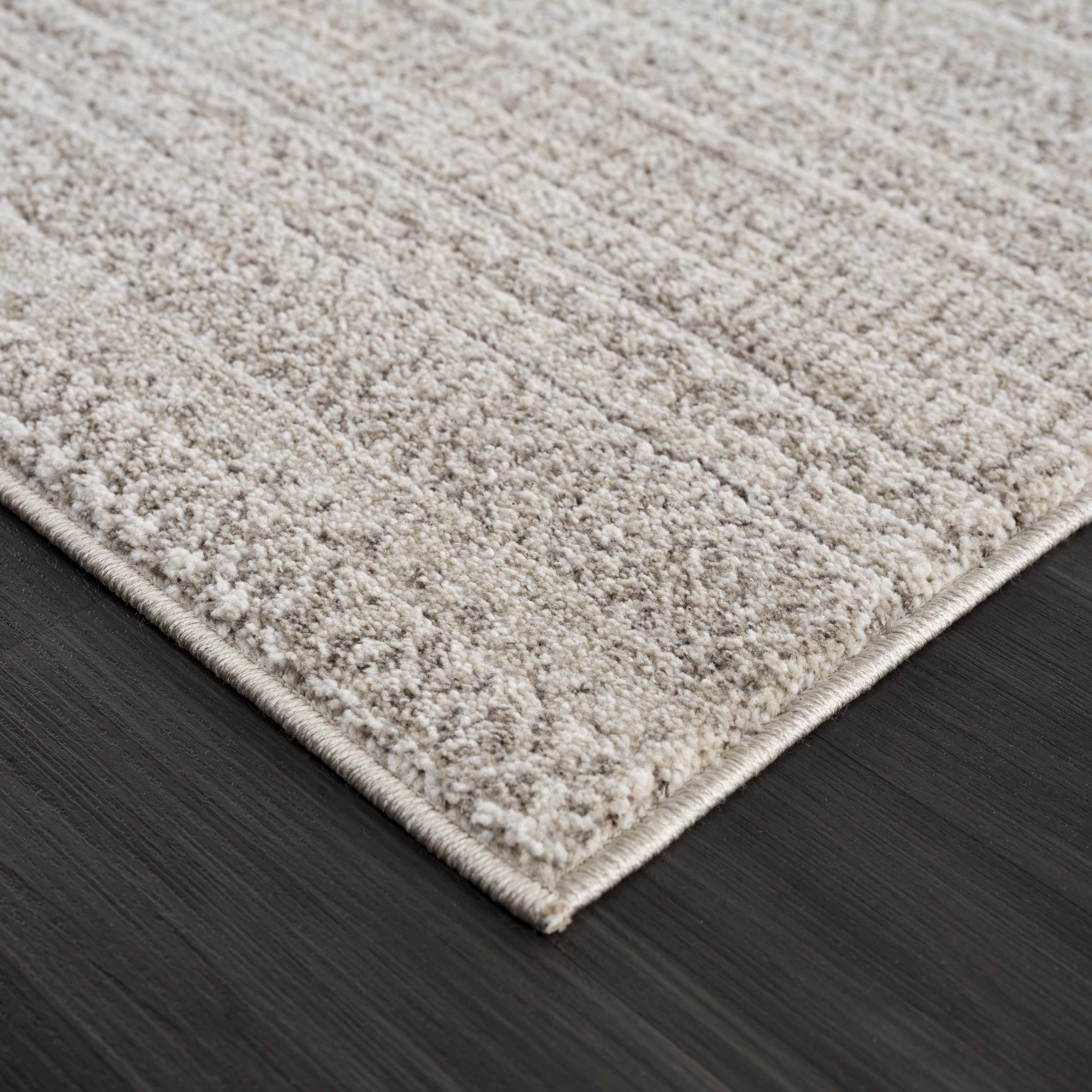 Cozy Moroccan Farmhouse Carpet - Brown, Beige - 7'10" X 10'