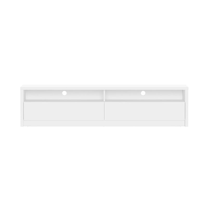 Modern/Contemporary White 70-In W TV Stand ( Accommodates Tvs up to 55-In )