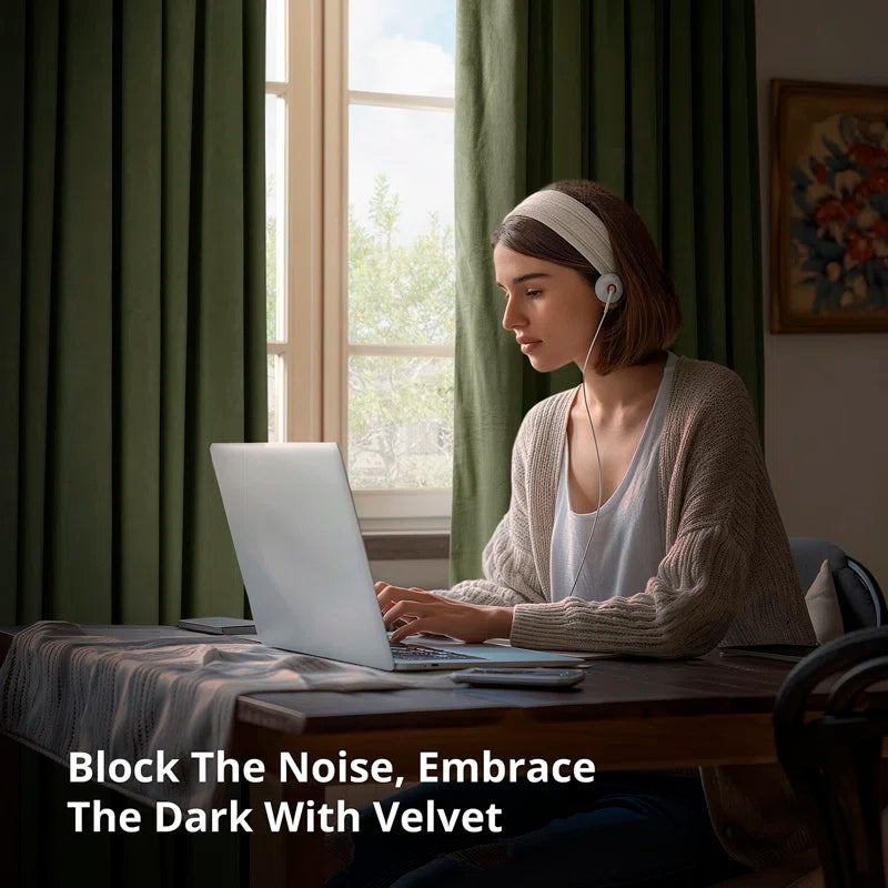 Olivia Velvet Blackout Curtain (1 Panel)