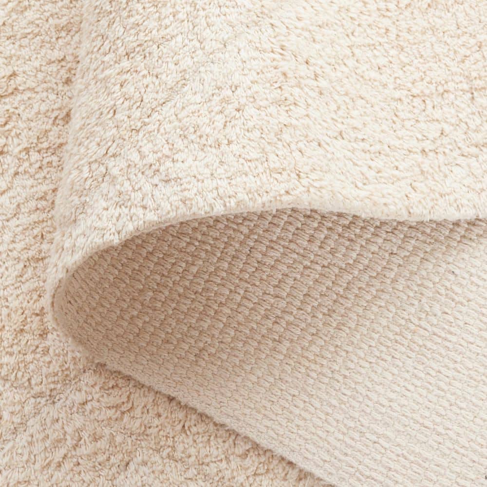 8 Ft. X 10 Ft. Machine Washable High-Low Diamond Solid Area Rug