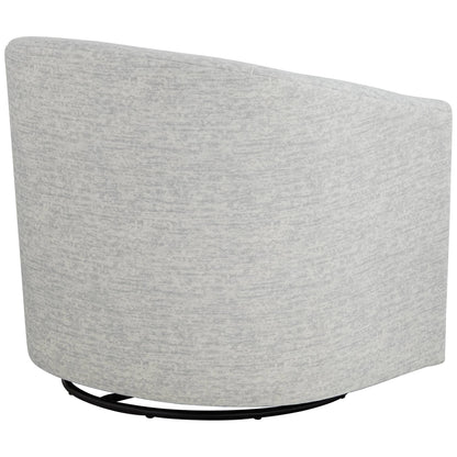 3/4" Wide Gray Fabric Swivel Chair
