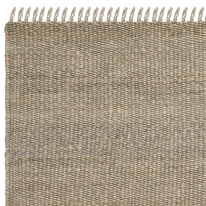 Hommeco Natural Fiber Clara Braided Jute Area Rug, Natural, 4' X 6'