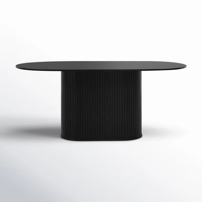 Iris Oak Oval Dining Table