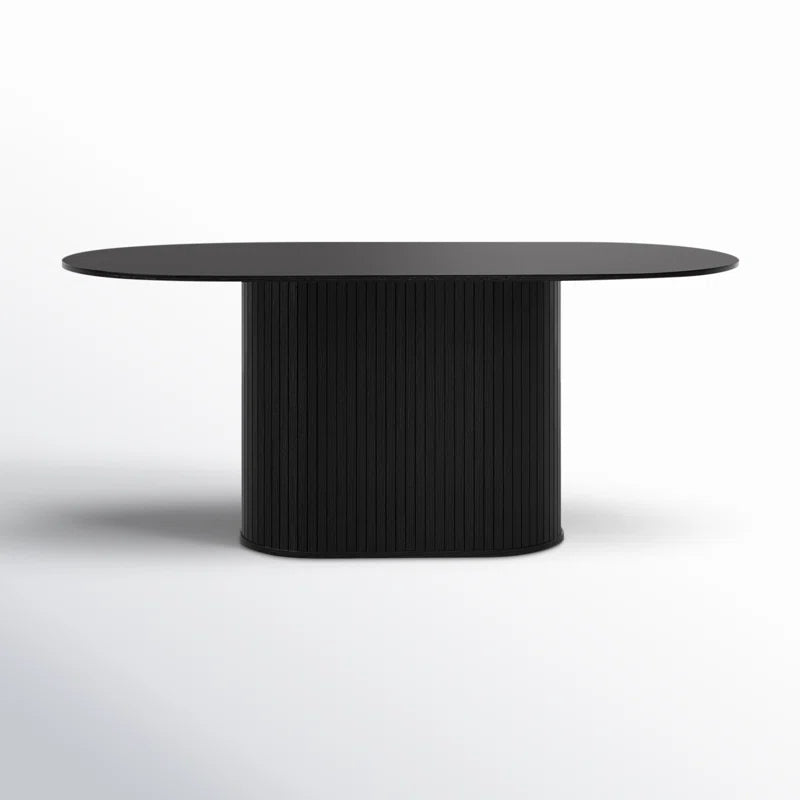 Iris Oak Oval Dining Table