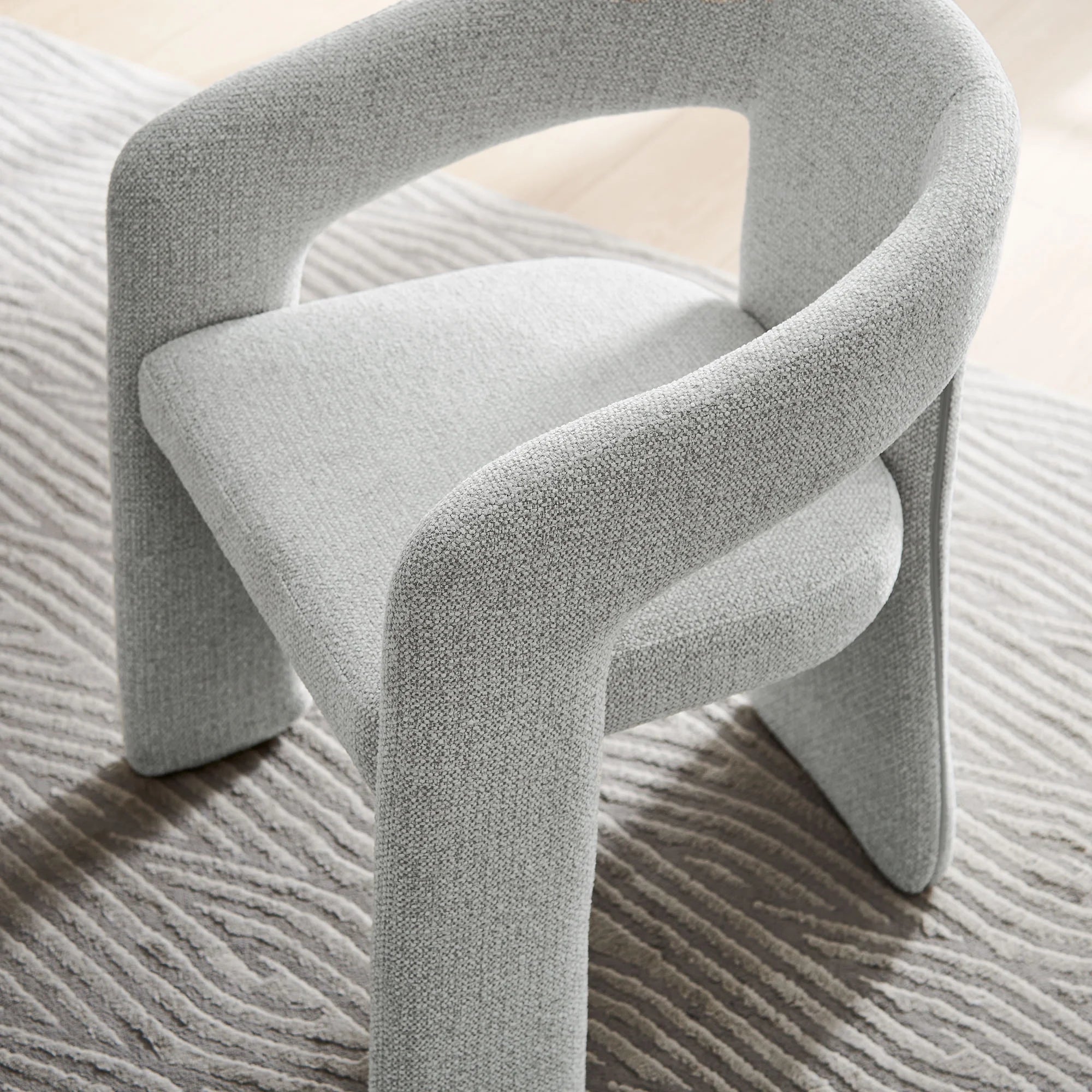 Side Dining Chair, Gray, Fabric, Bar Pub Cafe Bistro Dining Kitchen Hospitality Restaurant, ern Contemporary, HB37845