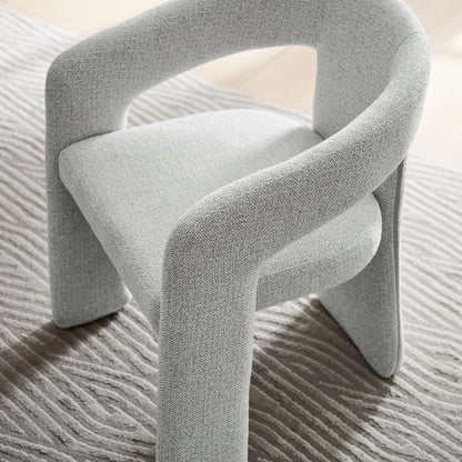 Side Dining Chair, Gray, Fabric, Bar Pub Cafe Bistro Dining Kitchen Hospitality Restaurant, ern Contemporary, HB37845