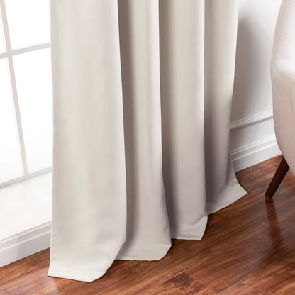 Adina Sevan Solid Thermal Grommet Curtain Panels