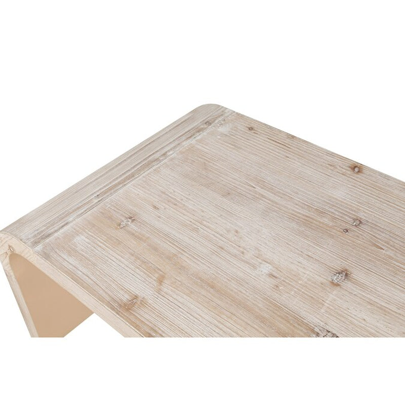 Modern Corner MDF Solid Wood and MDF 47.3-In W X 17.8-In H Coffee Table