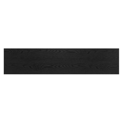 Rectangular TV Stand for Screens up to 75", Black Grain