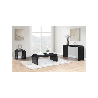 Black Oak Veneer End Table