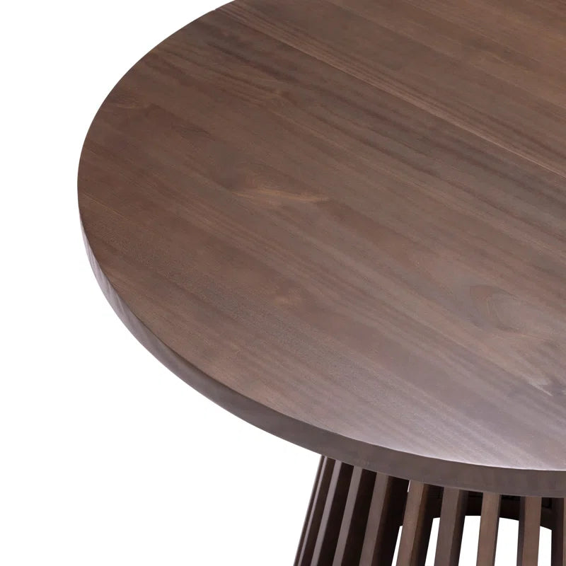 38 in Solid Wood round Dining Table
