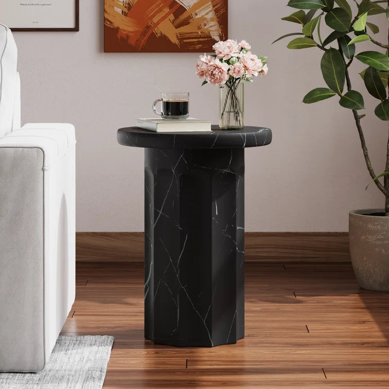 Hommeco Lightweight Concrete Side Table