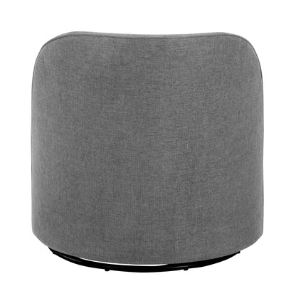 Juliet Modern Arch Swivel Accent Chair, Gray