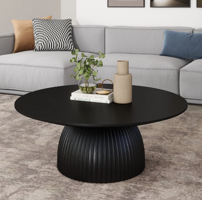 Hommeco Round Coffee Table 35.43"