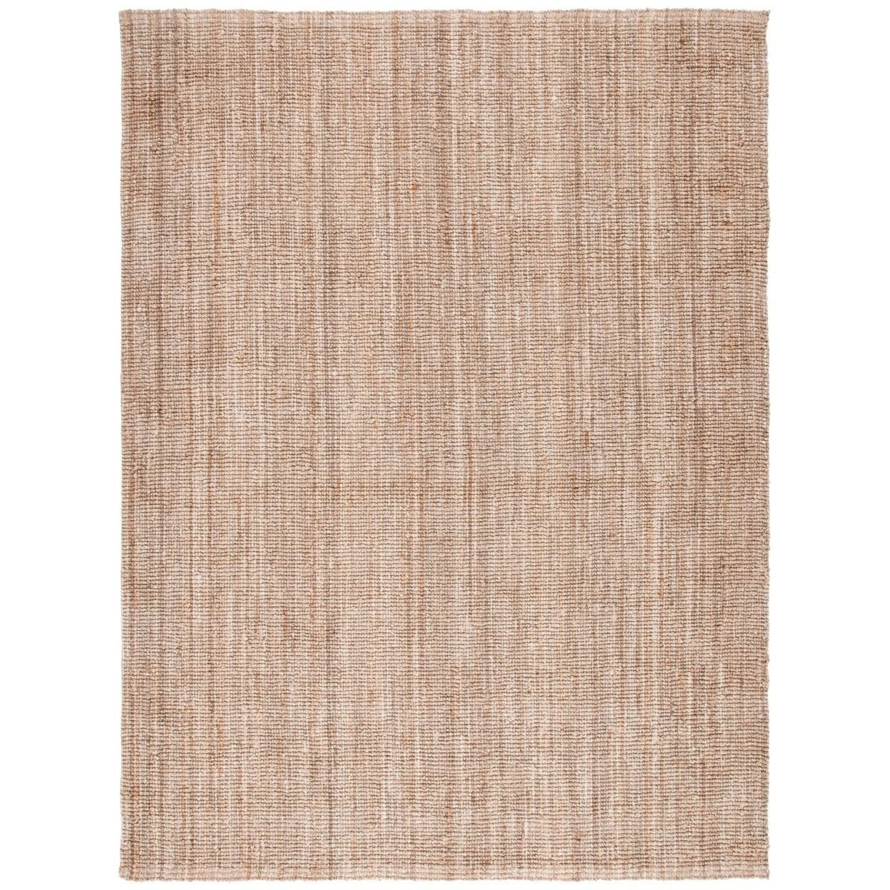 Natural Fiber Christabella Solid Jute Area Rug, Grey, 6' X 9'