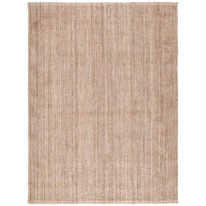 Natural Fiber Christabella Solid Jute Area Rug, Grey, 6' X 9'