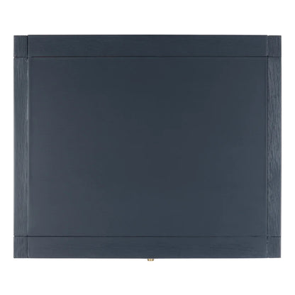 Odilia 1 Drawer Solid Retro Nightstand, Navy