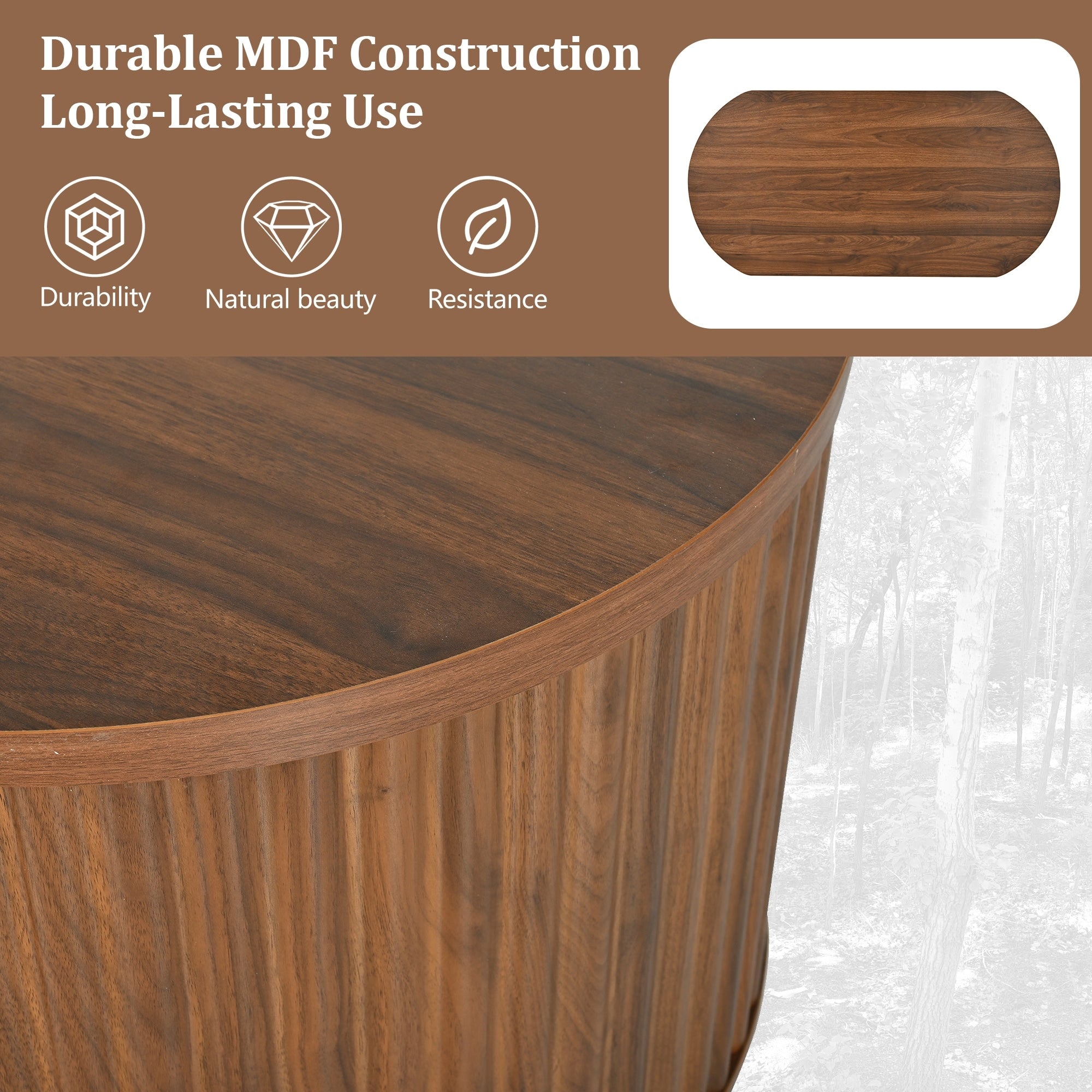47.2"L Coffee Table with Lift Top