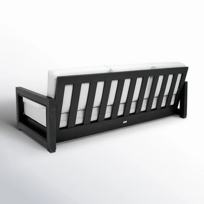 Melrose 76.55" Wide Outdoor Patio Sofa with Cushions
