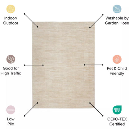 Nourison Essentials Easy Care Indoor Outdoor Area Rug