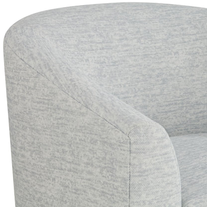3/4" Wide Gray Fabric Swivel Chair