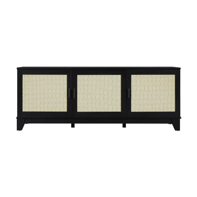 Hommeco Modern/Contemporary Black 62.99-In W TV Stand (Accommodates TVs up to 55-In)