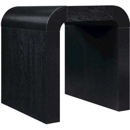 Black Oak Veneer End Table