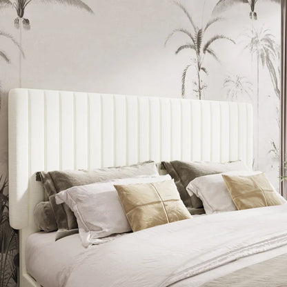 Dunphy Upholstered Platform Bed with Adjustable Headboard