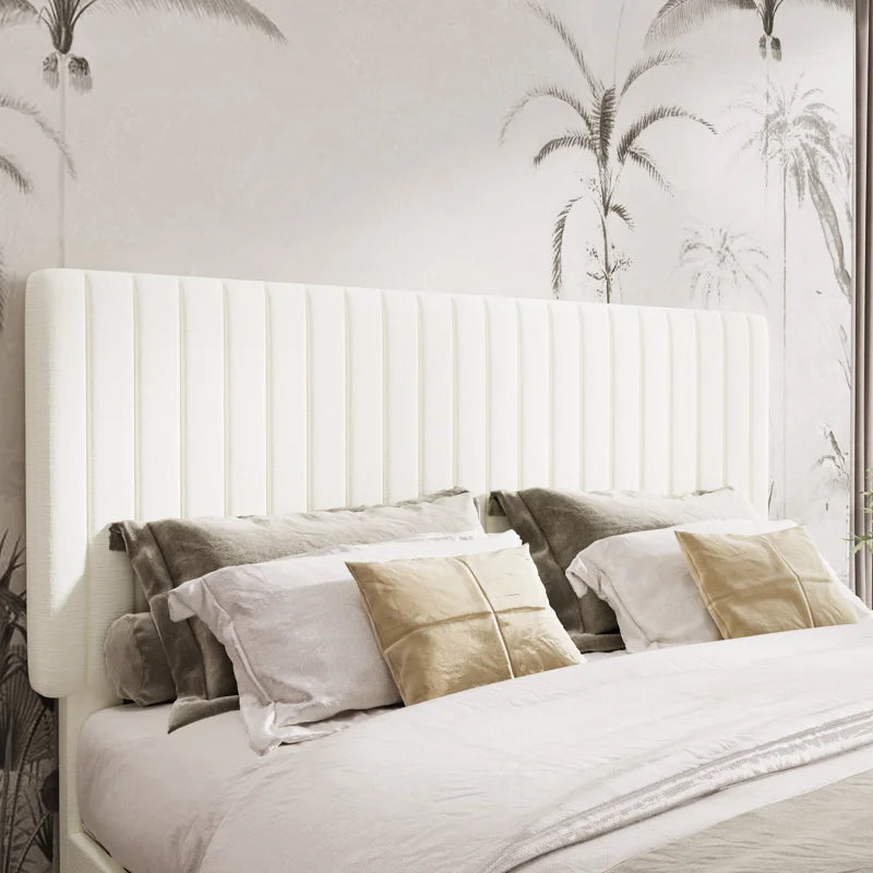 Dunphy Upholstered Platform Bed with Adjustable Headboard