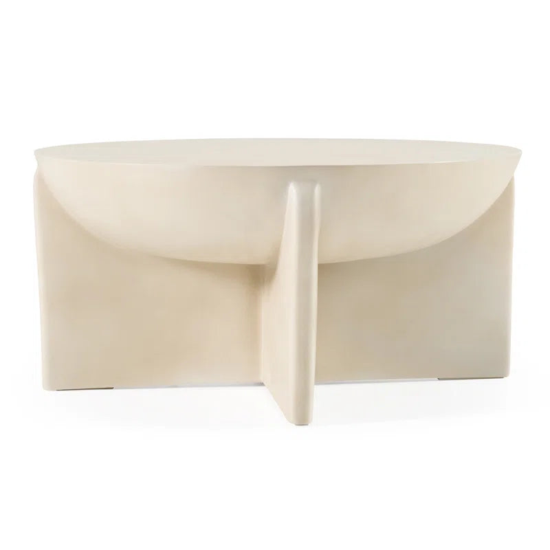 Soichi - Modern Concrete round Coffee Table