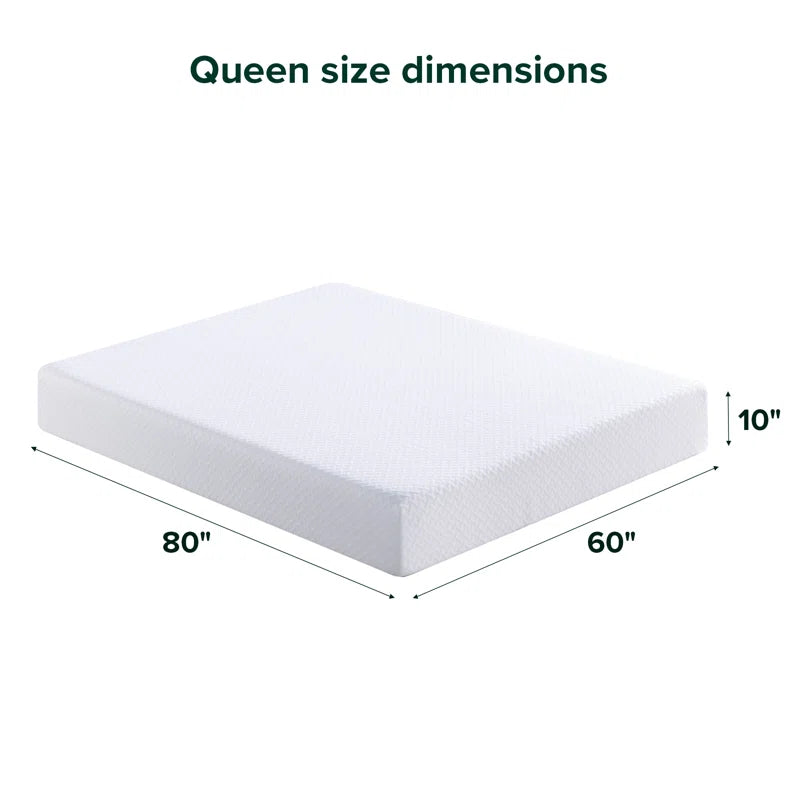 10" Medium Cooling Gel Memory Foam Mattress